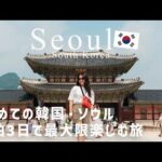 【韓国旅行】初めてのソウルを2泊3日遊び尽くvlog/韓国には美味いものが多すぎる、、！